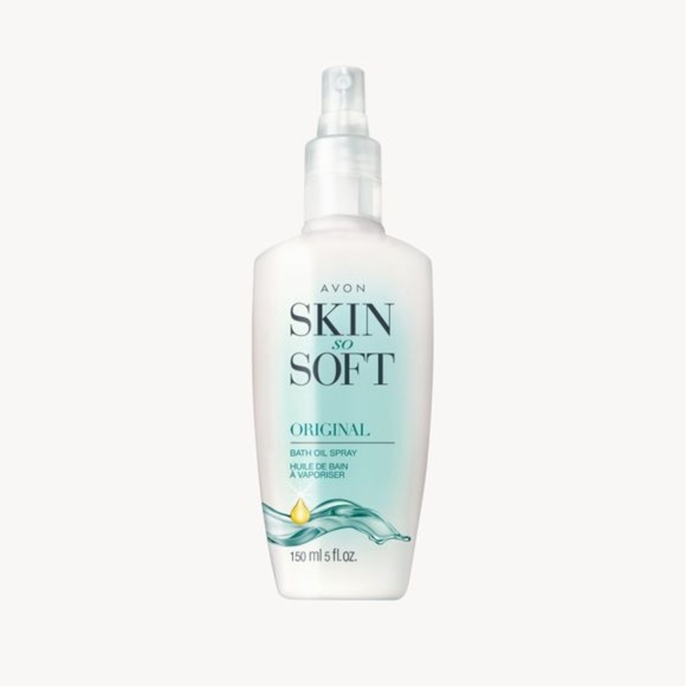 Avon Skin So Soft Original Bath Oil Spray - White